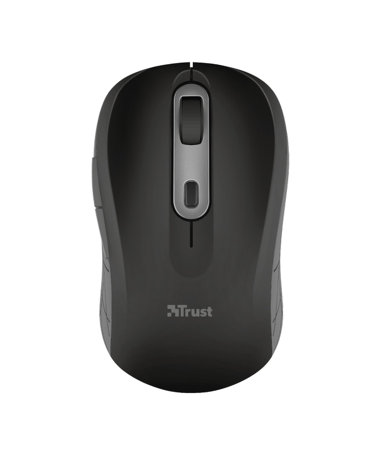 Ratón inalámbrico - Trust Duco Dual Connect, Óptico, 1600 ppp, Receptor USB-A, USB-C, Negro