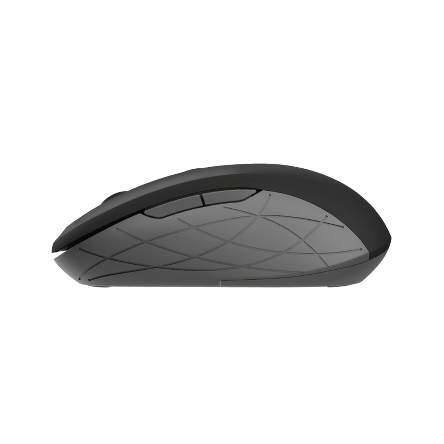 Ratón inalámbrico - Trust Duco Dual Connect, Óptico, 1600 ppp, Receptor USB-A, USB-C, Negro