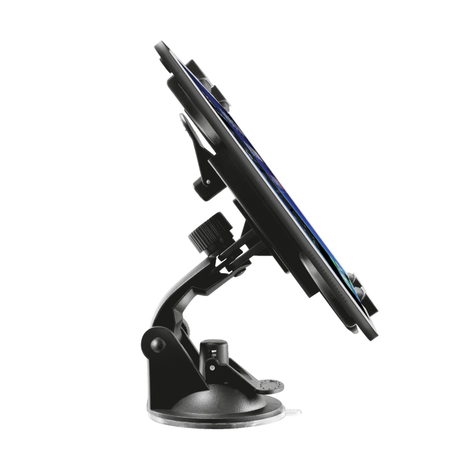 Soporte tablet - Trust Turo Tablet, Para coche, 7" a 11", Negro