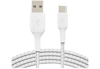 BELKIN USB-kabel - USB-C 2 m verdraaid Wit (CAB002bt2MWH)