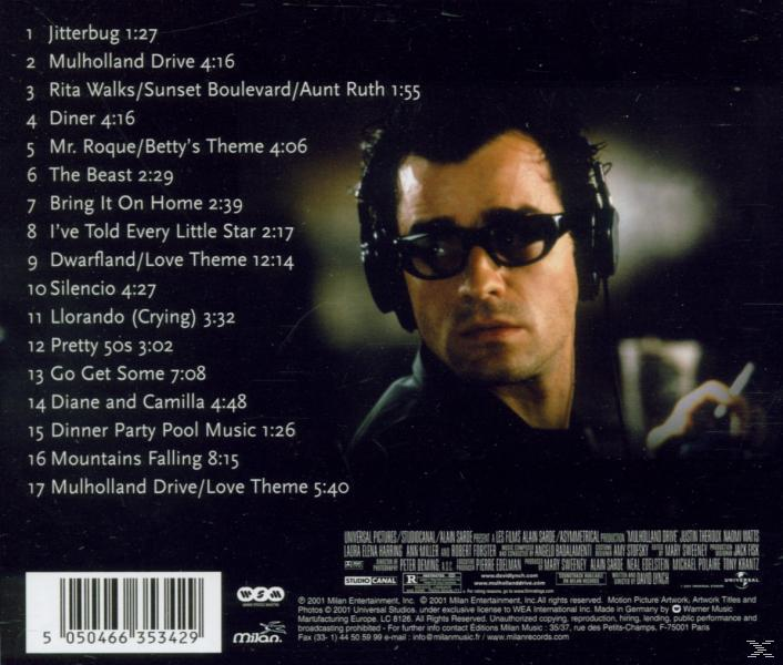 Különböző előadók - Mulholland Drive (CD)