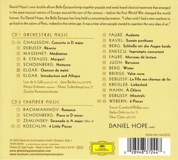 Daniel Hope - BELLE EPOQUE  - (CD)