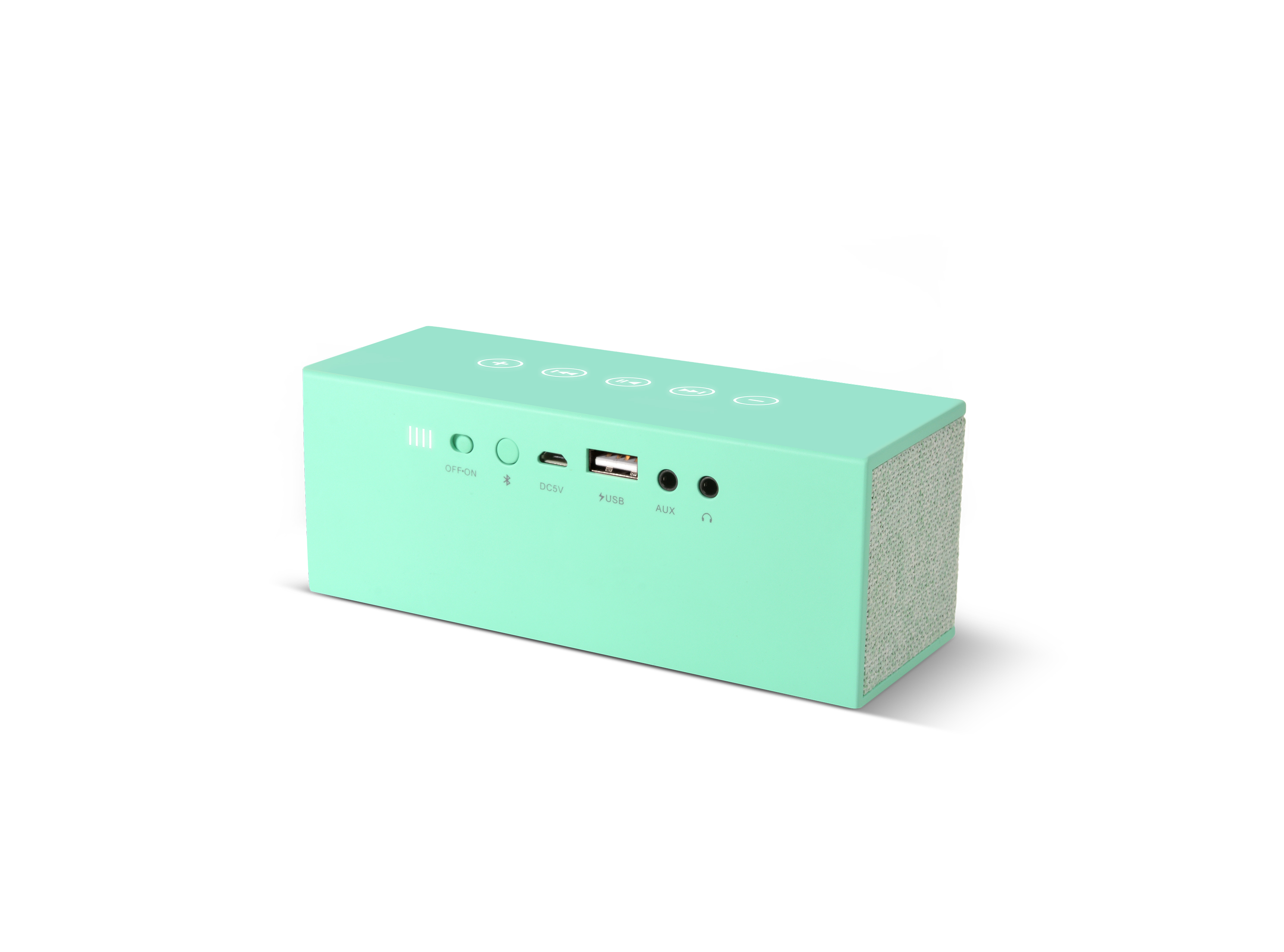 FRESH ‘N REBEL Rockbox Brick Fabriq Edition Bluetooth Lautsprecher, Türkis