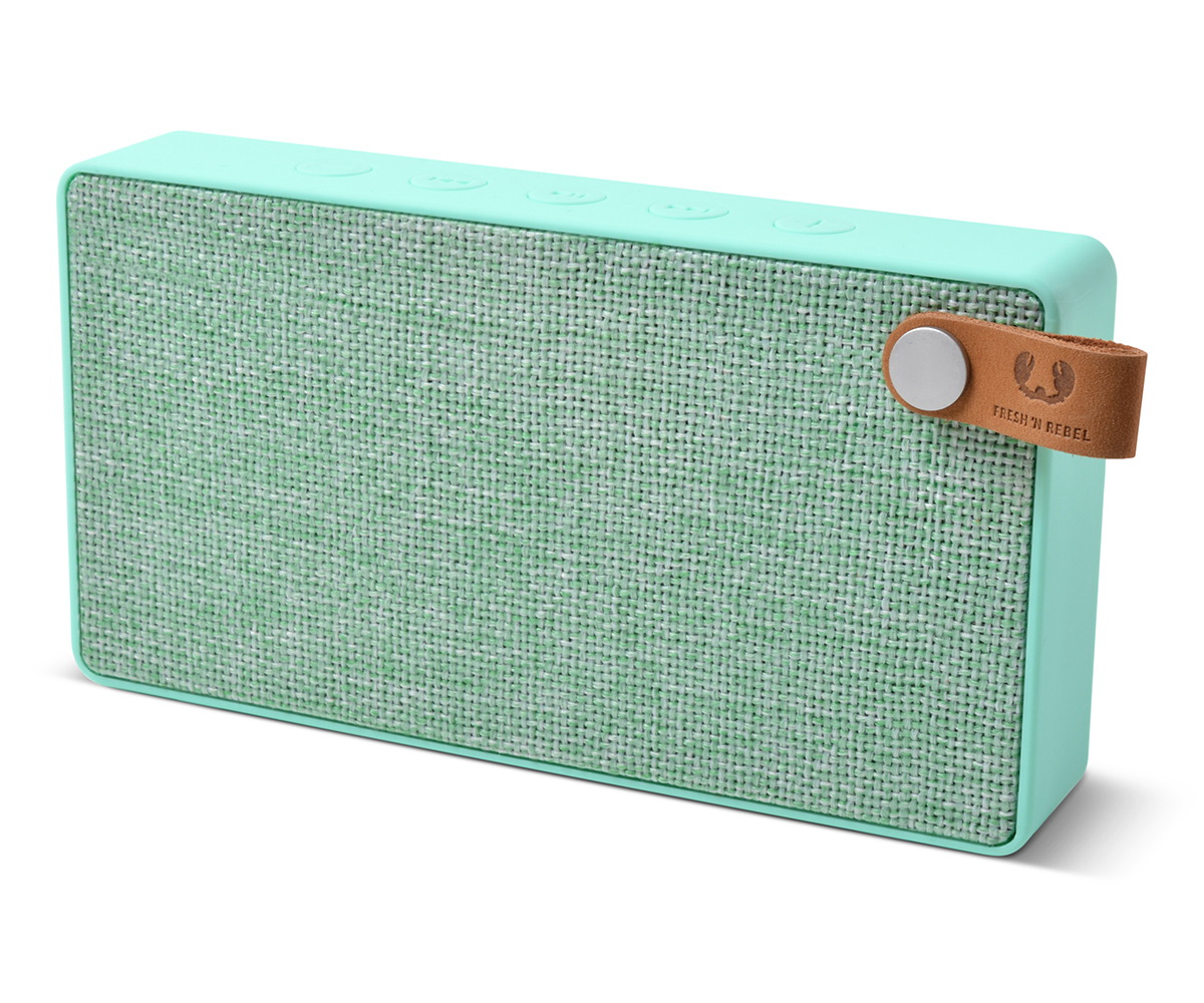 FRESH ‘N REBEL Rockbox Slice Fabriq Edition Bluetooth Lautsprecher, Mintgrün