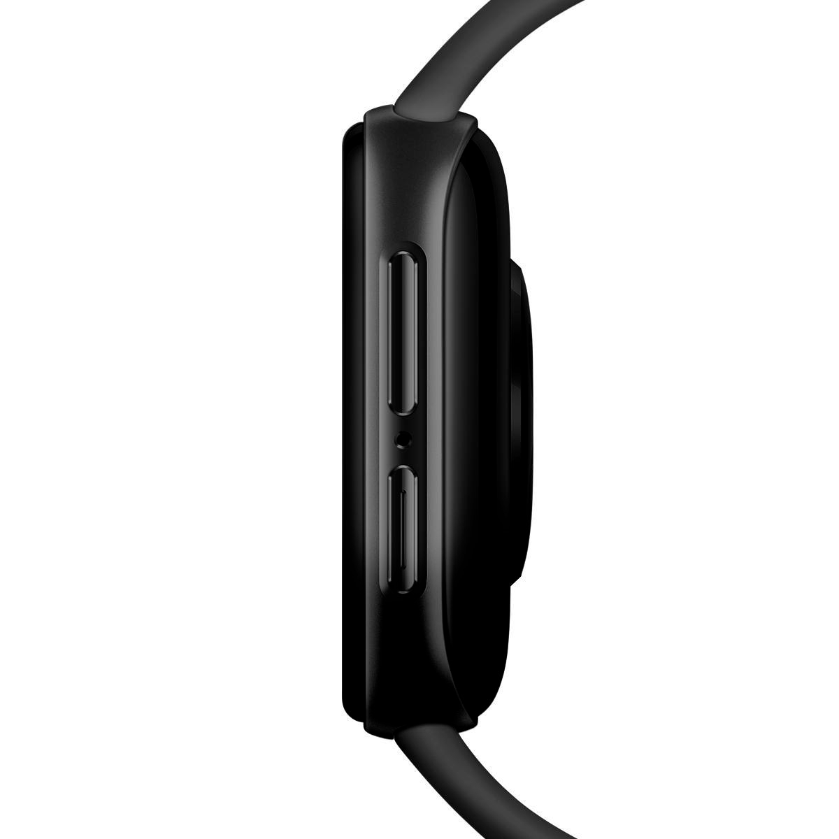 OPPO Watch 41 mm Smartwatch Aluminiumrahmen mit Polycarbonat Rückseite Flourkautschuk, -, Schwarz