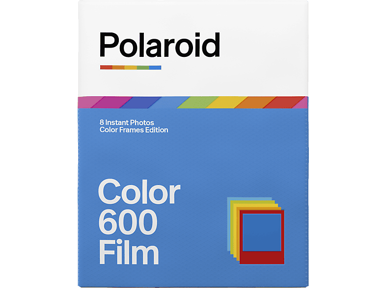 POLAROID Sofortbildfilm Farbe für 600 und i-Type – Color Rahmen Sofortbildfilm farbige Rahmen