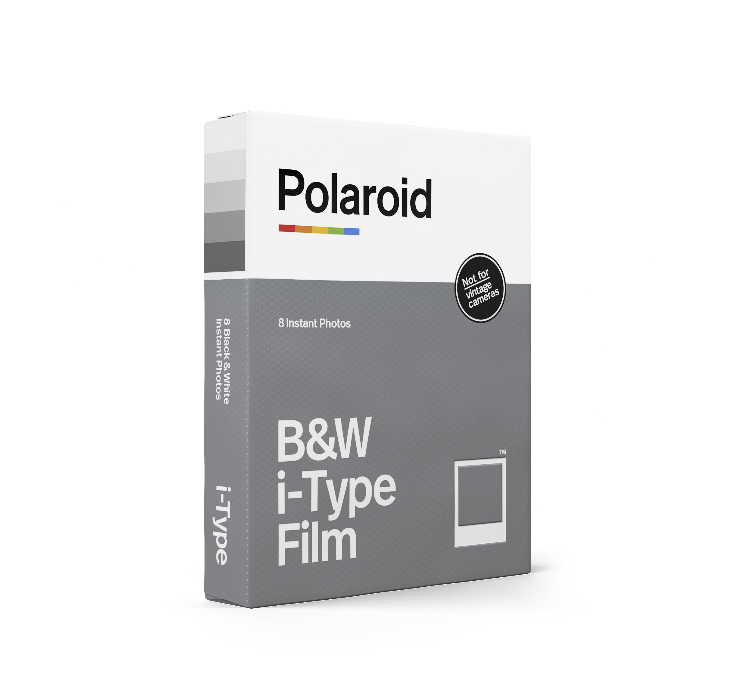 POLAROID i-Type und Sofortbildfilm Rahmen Sofortbildfilm weißer Weiß Schwarz für