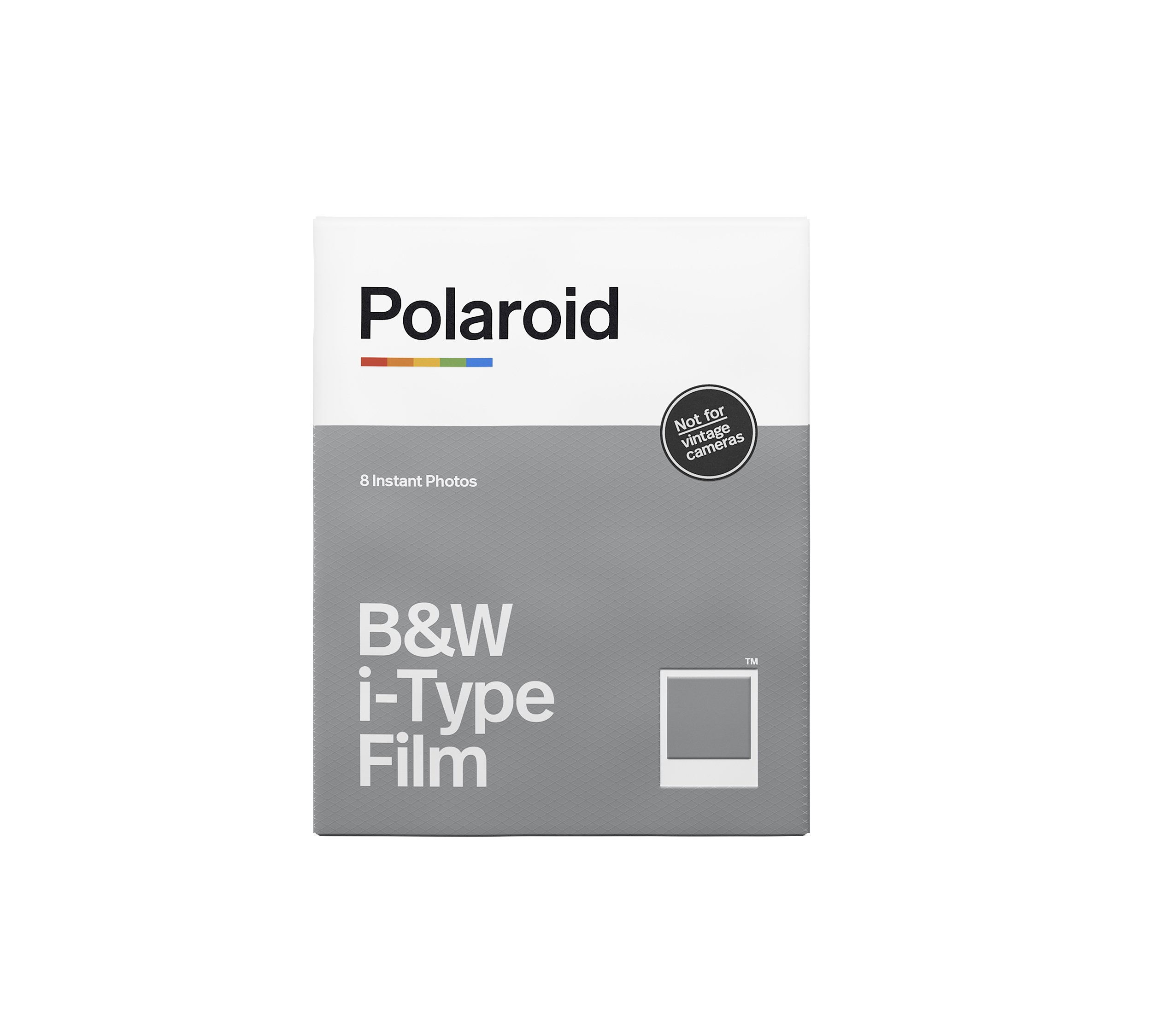 Sofortbildfilm für und Sofortbildfilm Weiß POLAROID i-Type weißer Rahmen Schwarz