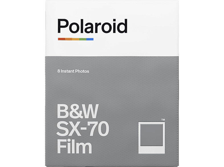 Sofortbildfilm Schwarz-Weiß Sofortbildfilm Rahmen weißer POLAROID für SX-70