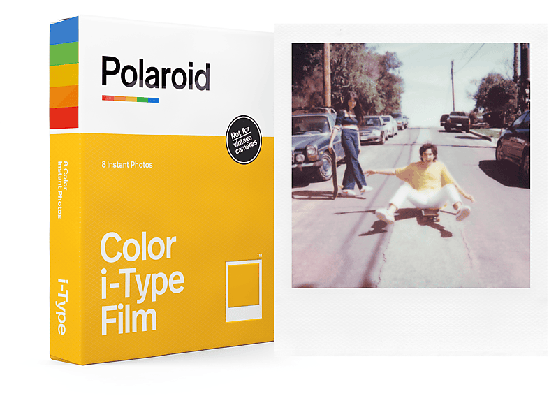 POLAROID Sofortbildfilm Farbe für i-Type weißer Rahmen