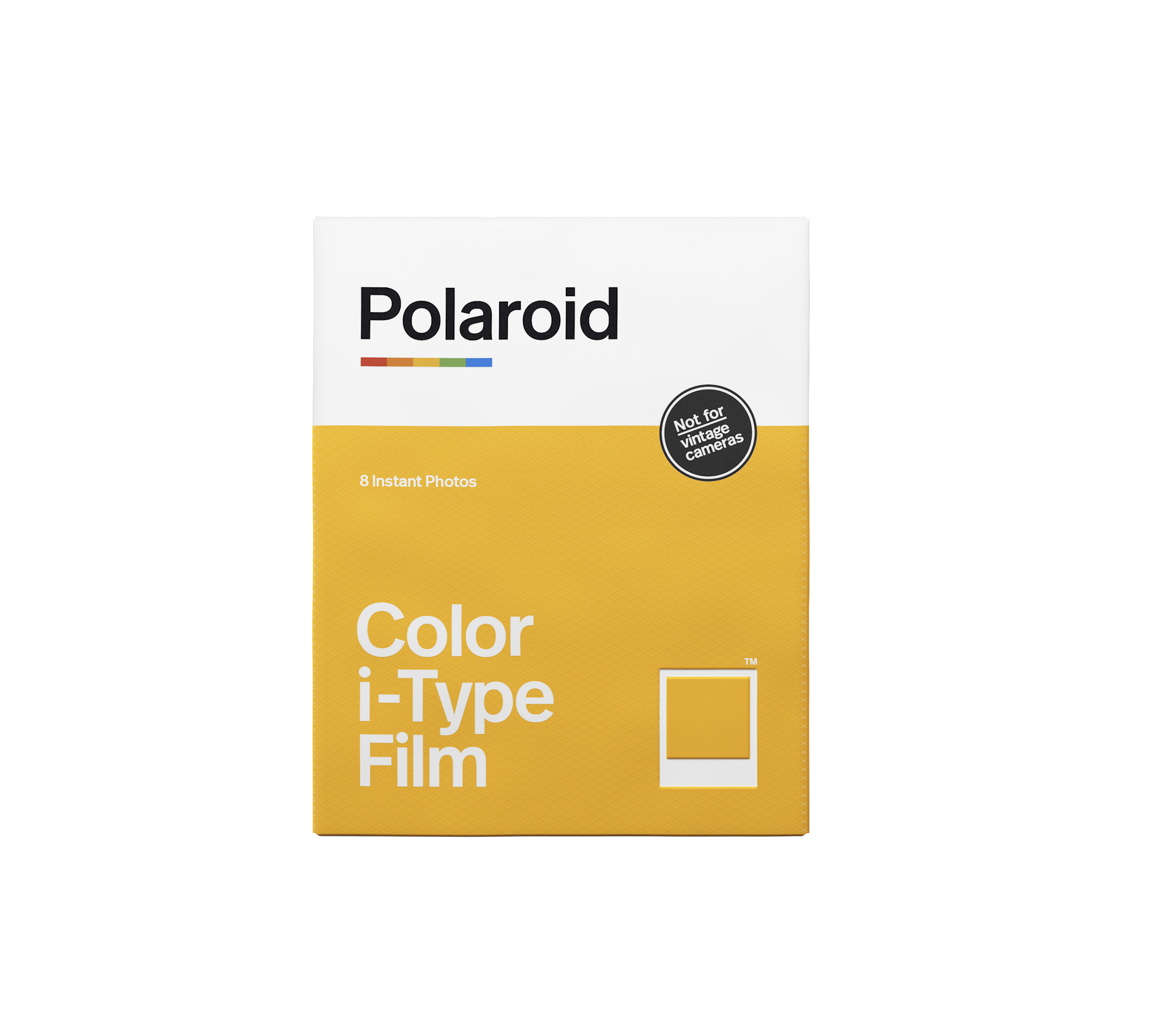 POLAROID Sofortbildfilm Farbe für i-Type weißer Sofortbildfilm Rahmen