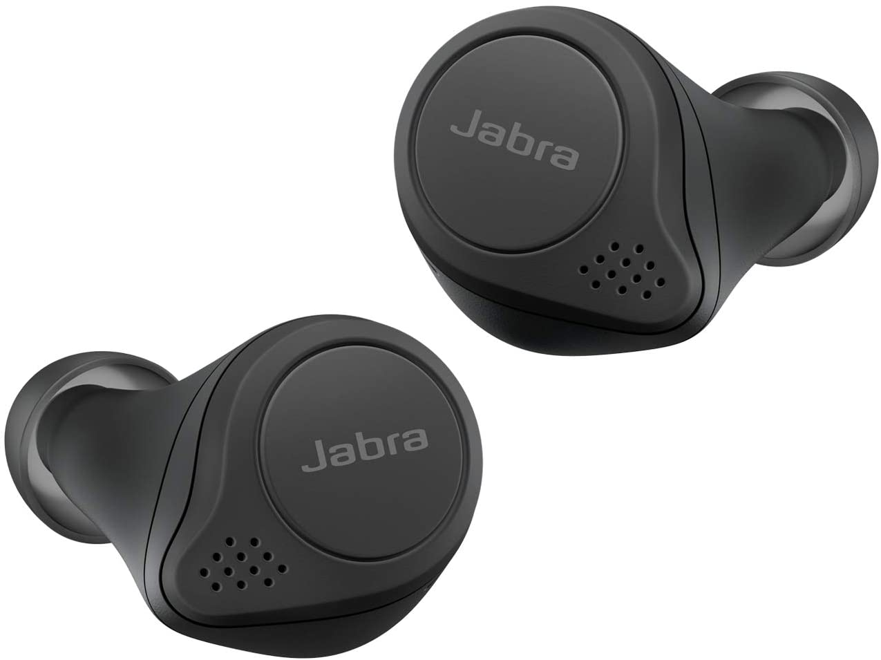 Auriculares Noise Cancelling jabra elite 75t true wireless negro con anc reacondicionado bluetooth activa de ruido y batería larga llamadas verdaderamente autonomía 28 horas iosandroid