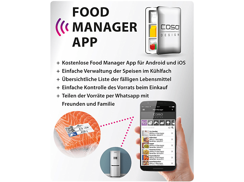 CASO 1221 20x600 2er Folienrolle Transparent