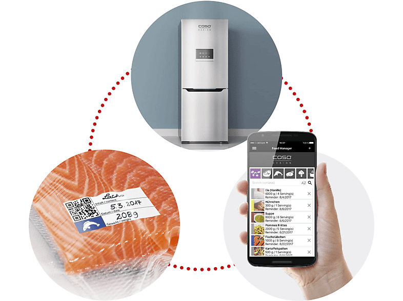 CASO 1221 20x600 2er Folienrolle Transparent