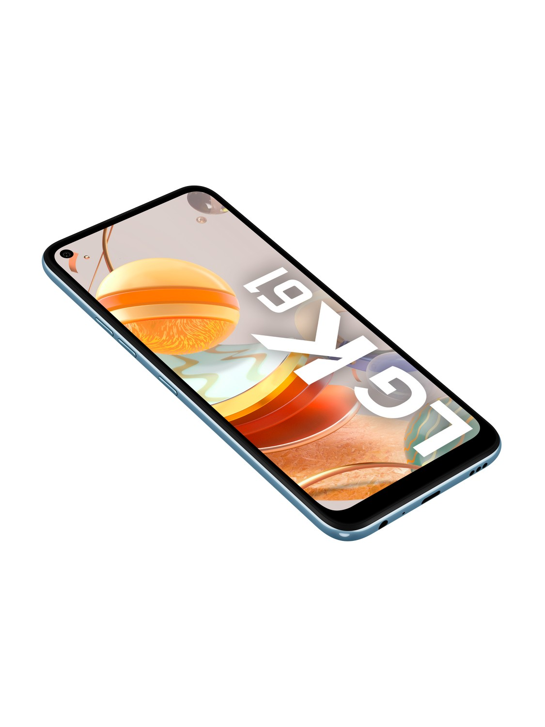 Móvil - LG K61, Blanco, 128 GB, 4 GB, 6.53 " Full HD+, Octa-Core Mediatek MT6765, 4000 mAh, Android