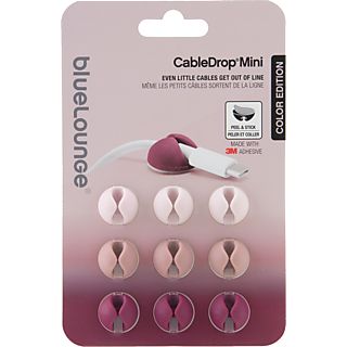 BLUELOUNGE CableDrop Mini - Clips de câble (Bordeaux)