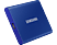 SAMSUNG T7 Hordozható SSD, 500 GB, USB 3.2, kék (MU-PC500H)
