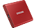 SAMSUNG T7 Hordozható SSD, 1 TB, USB 3.2, metál piros (MU-PC1T0R)