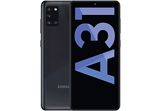 Móvil - Samsung Galaxy A31, Negro, 128 GB, 4 GB, 6.4" Full HD+, Octa-core MT6768, 5000 mAh, Android