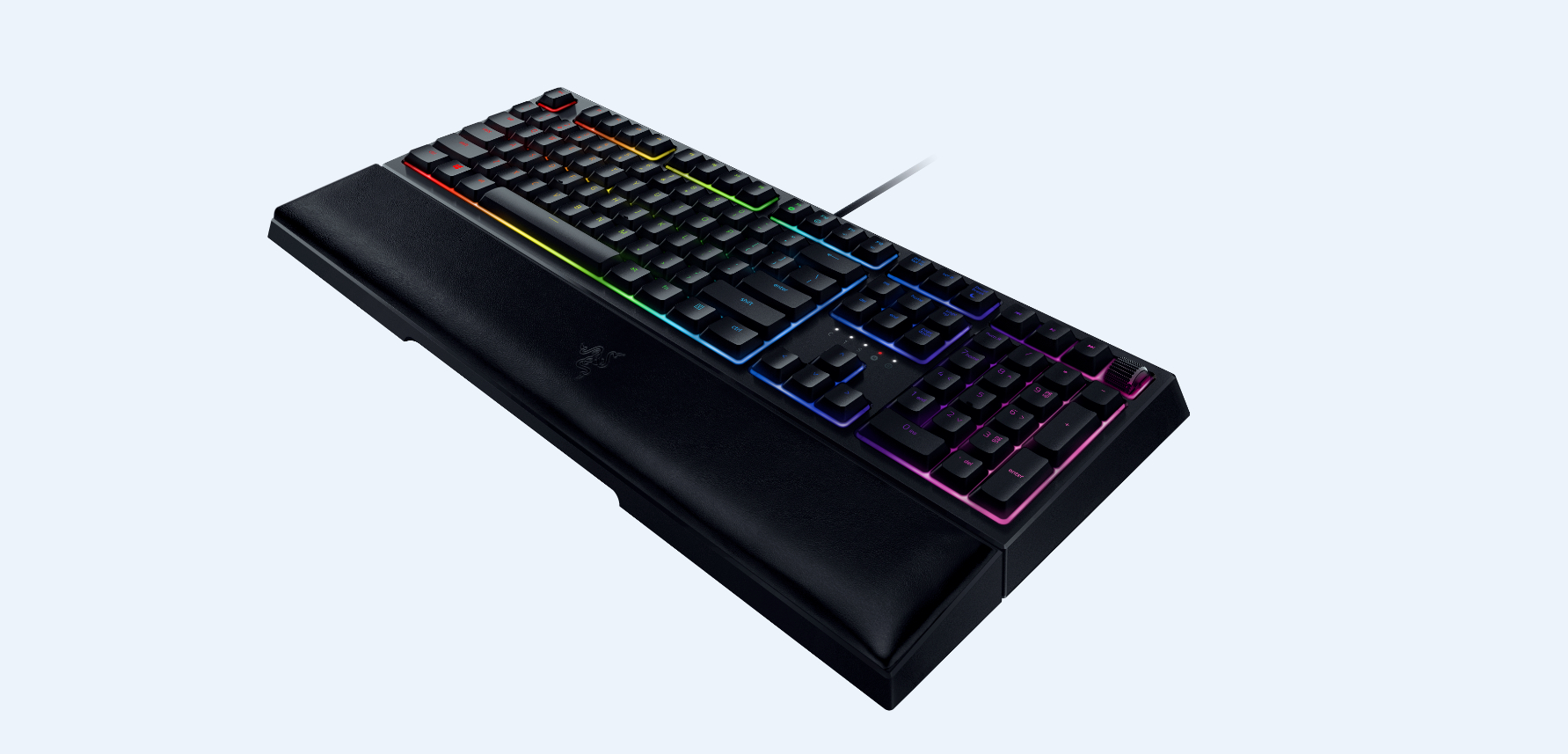 RAZER Ornata V2, Gaming Tastatur, Mecha-Membran, Razer Mecha-Membran, kabelgebunden, Schwarz