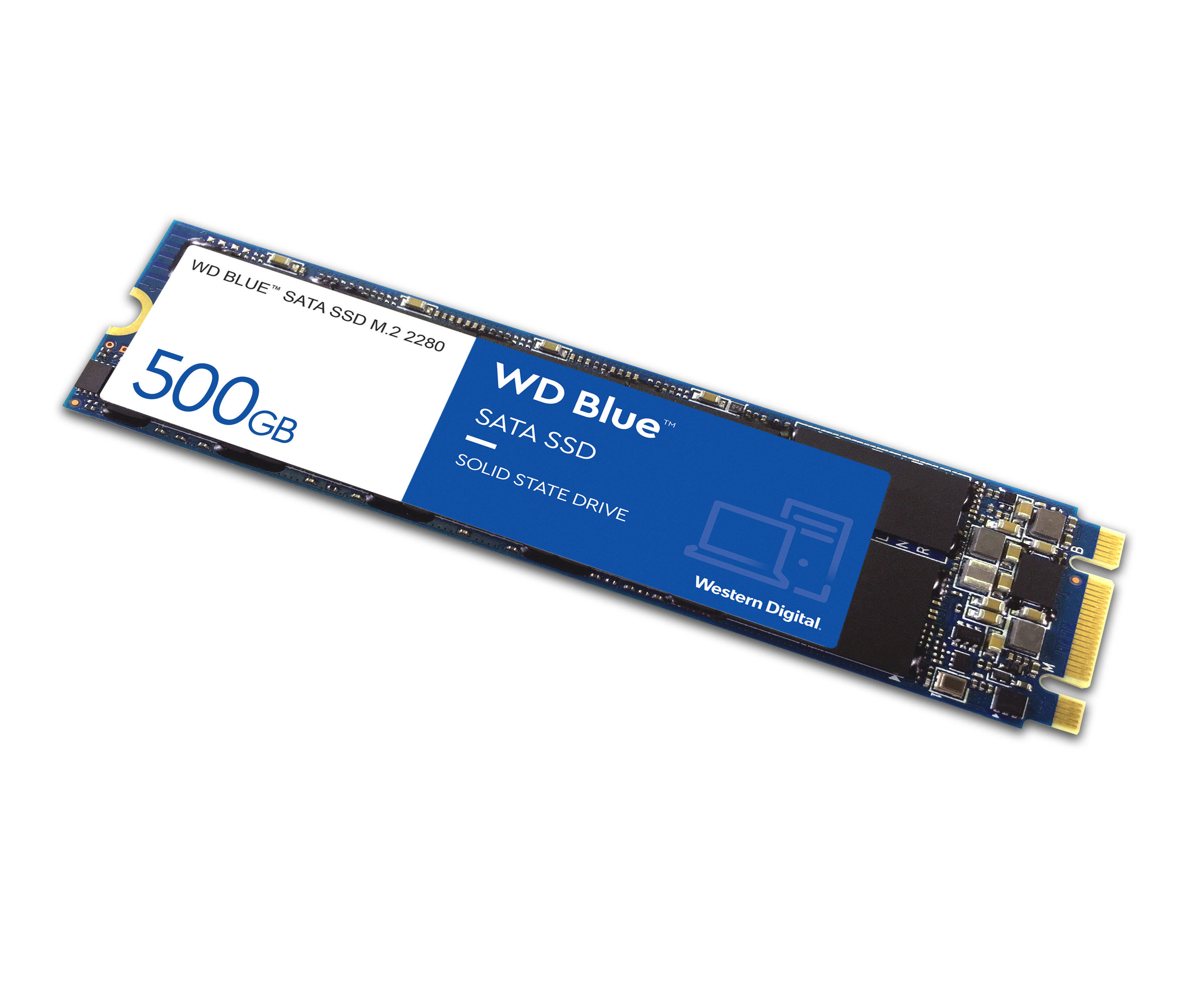 WD Blue™ 3D Speicher Retail, M.2, SSD 500 GB intern