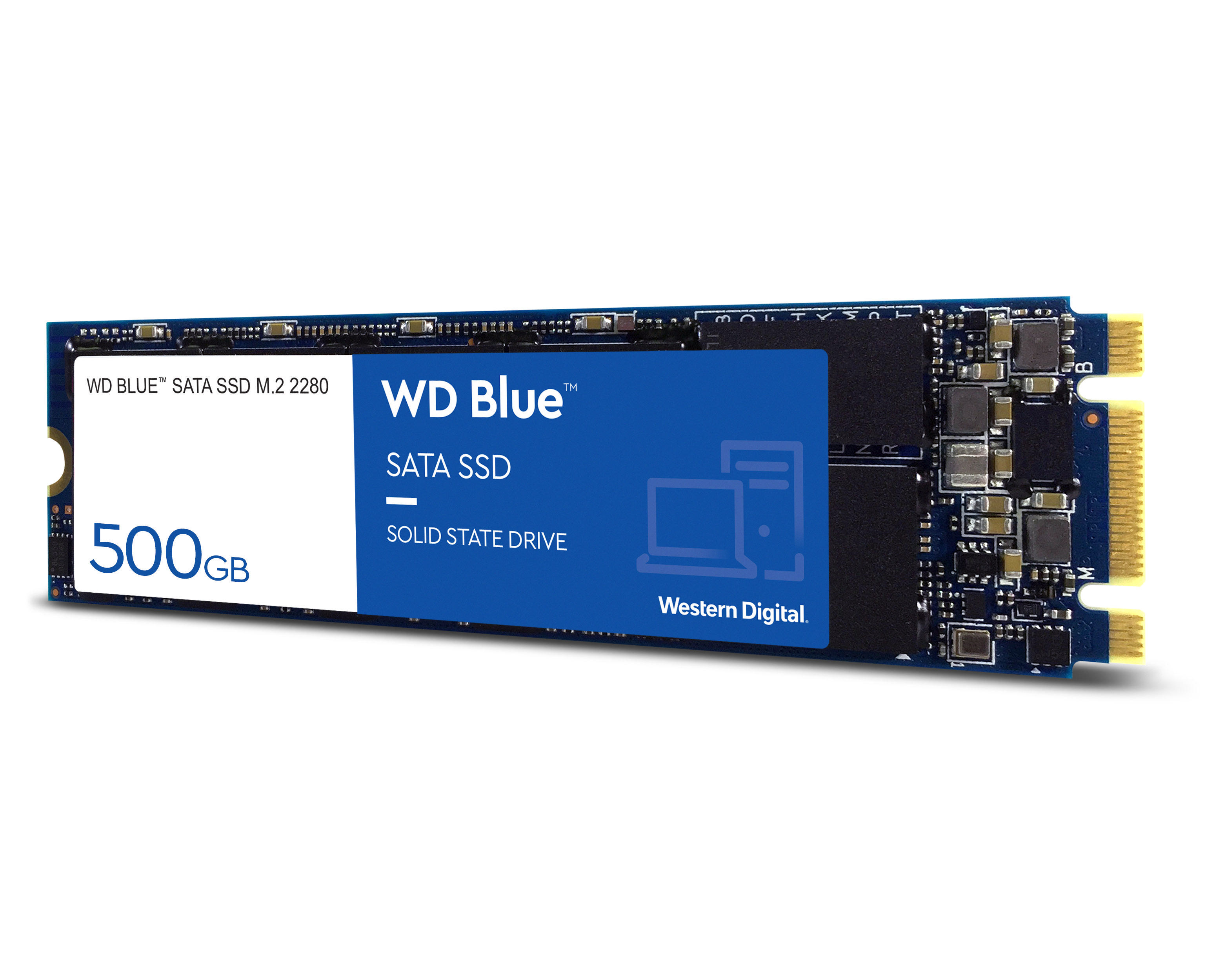 SSD M.2, 500 GB WD Blue™ intern Speicher 3D Retail,