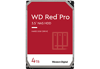 WD Red™ Pro Festplatte Bulk, 4 TB HDD SATA 6 Gbps, 3,5 Zoll, intern