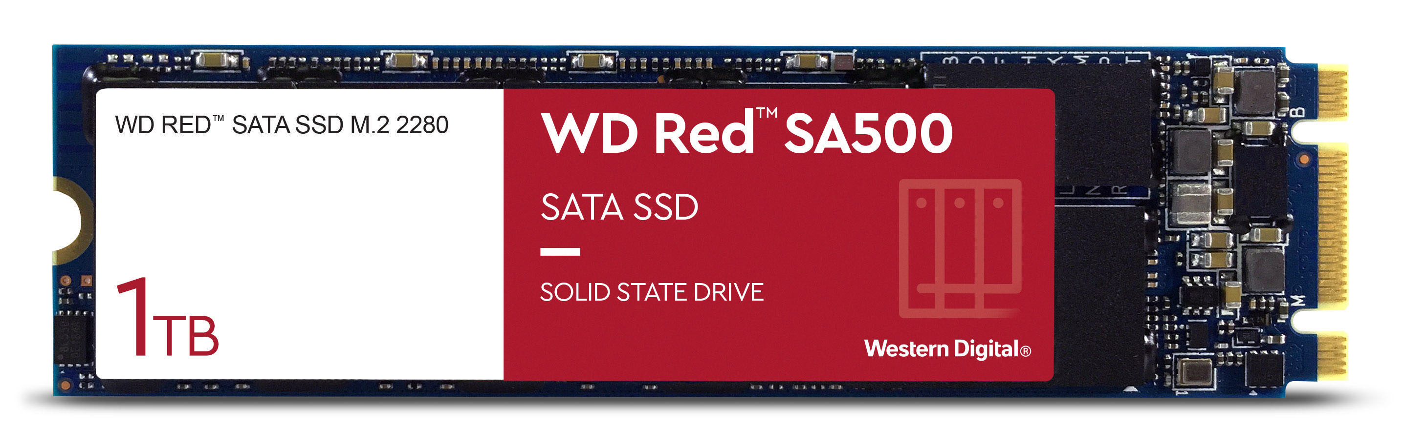 via intern 1 SSD SA500 Red™ M.2 Speicher, SATA, TB WD
