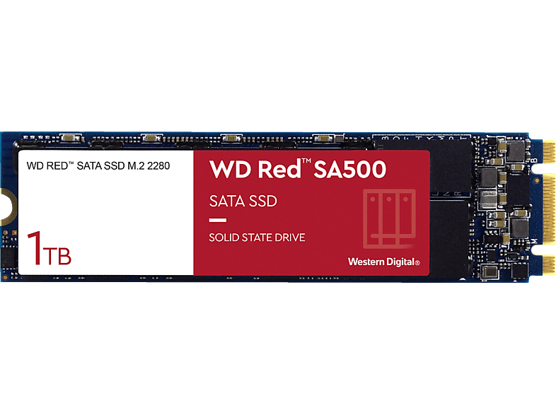 WD Red™ SA500 Speicher, 1 TB SSD M.2 via SATA, intern