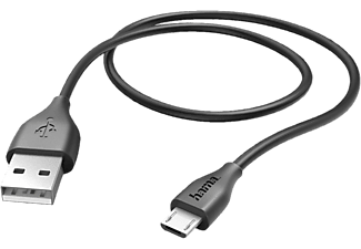HAMA Adatkábel Micro USB csatlakozóval 1,5m, fekete (123578)