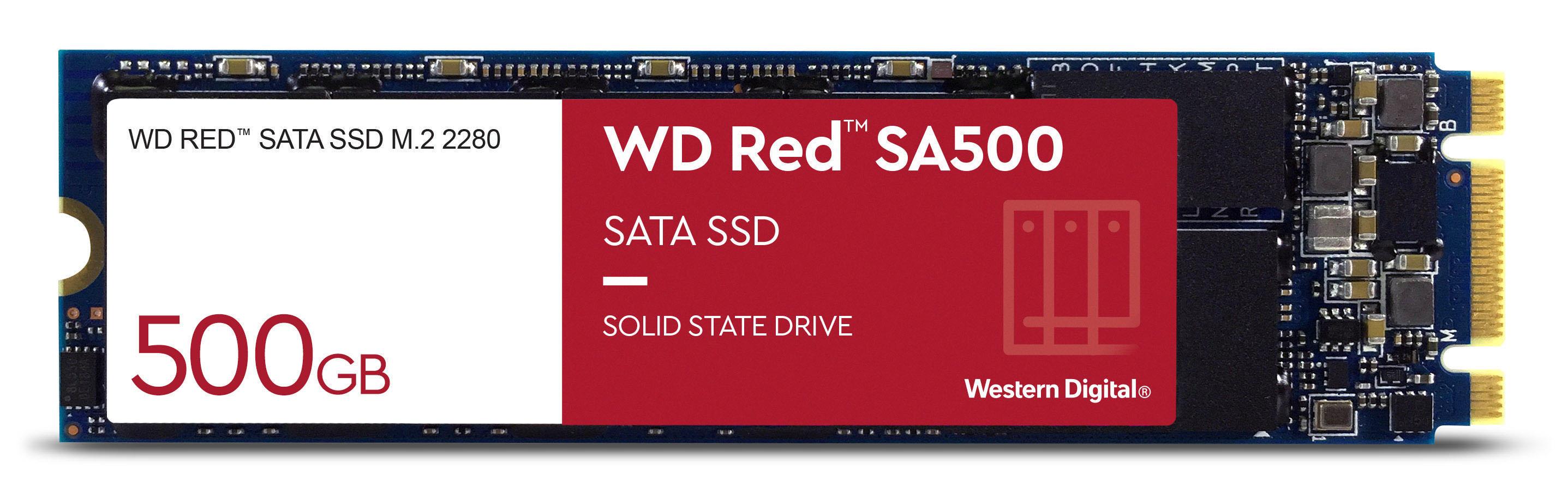 WD Red™ SA500 Speicher Retail, via M.2 intern SATA, 500 GB SSD