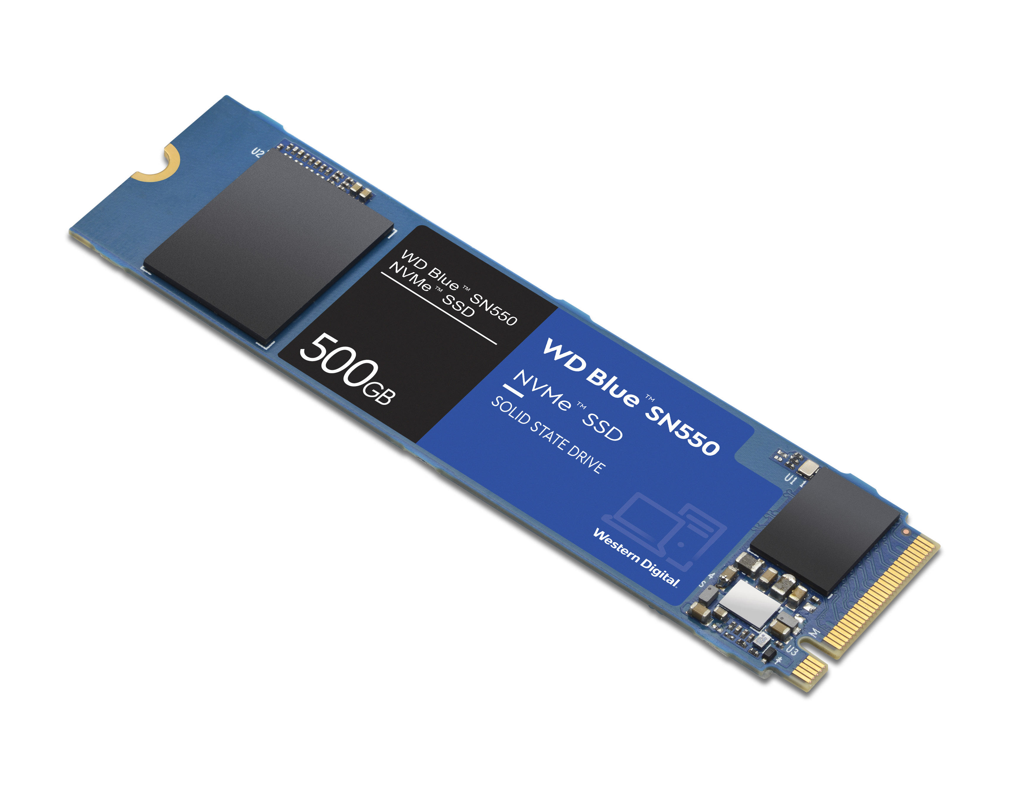 M.2 Speicher, SSD PCIe, GB intern 500 SN550 via Blue™ WD