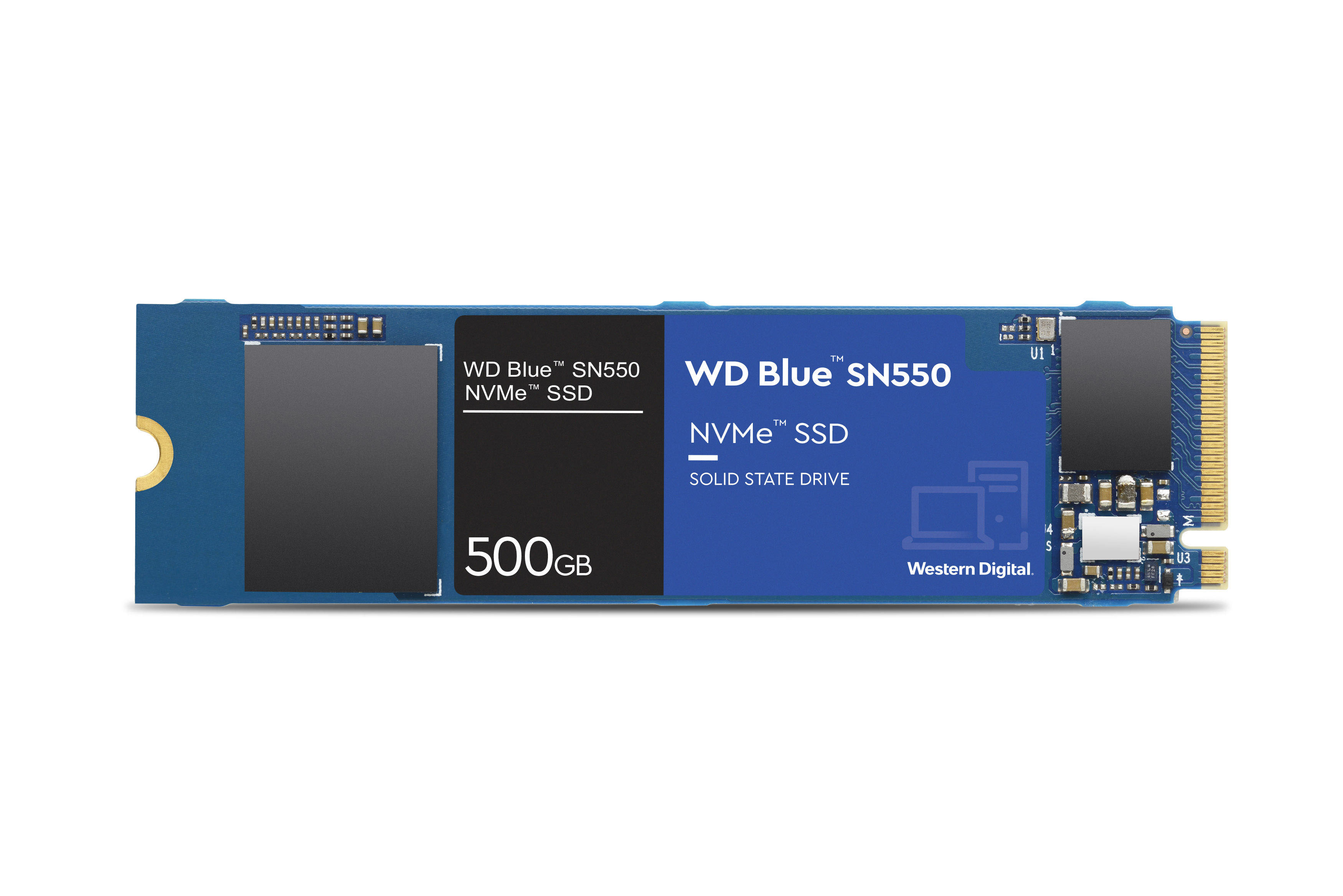 WD Blue™ SN550 Speicher, 500 GB SSD M.2 via PCIe, intern