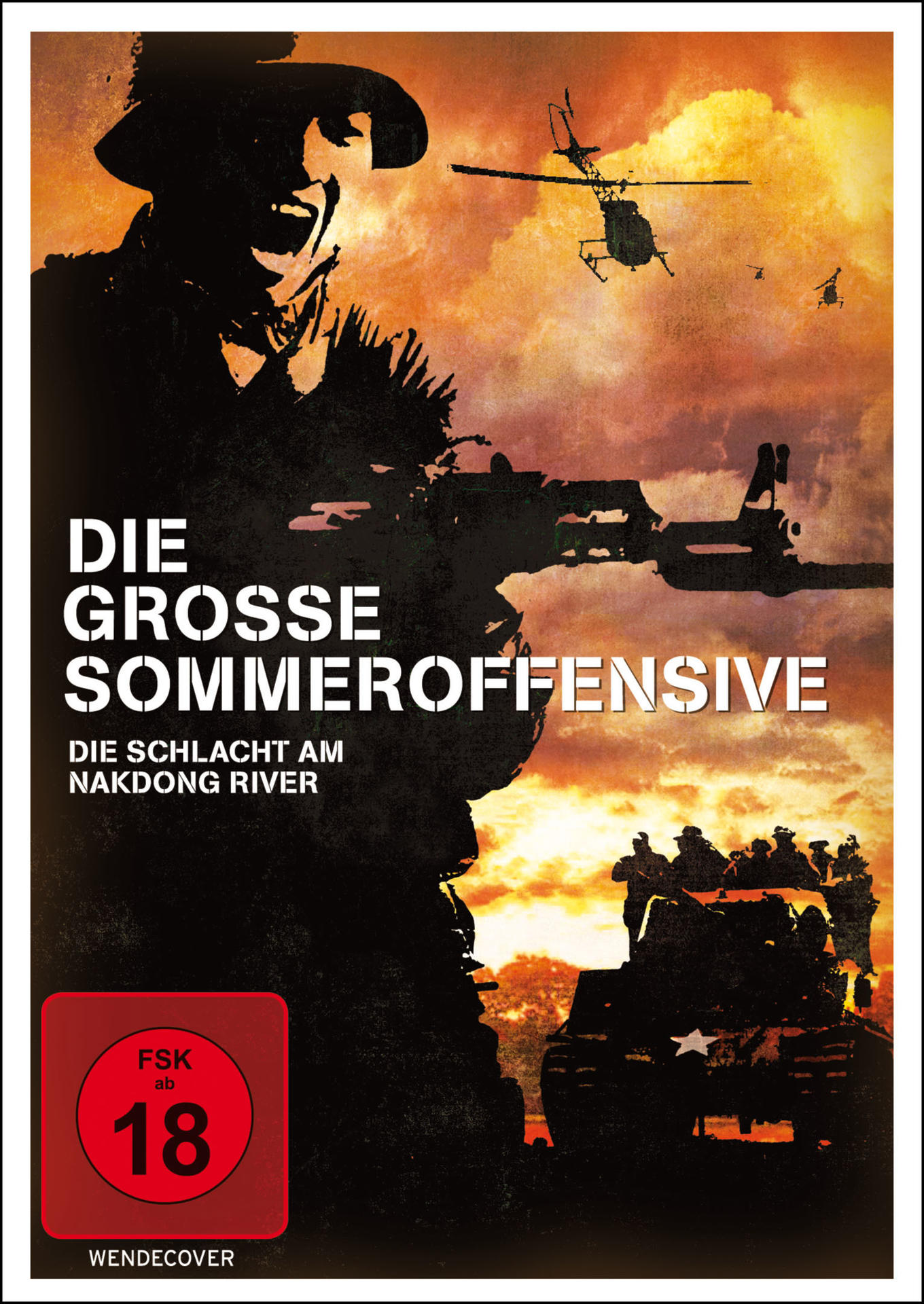 DVD-Cover: Militärische Szene mit Explosionen, Titel „Die Grosse Sommeroffensive“.