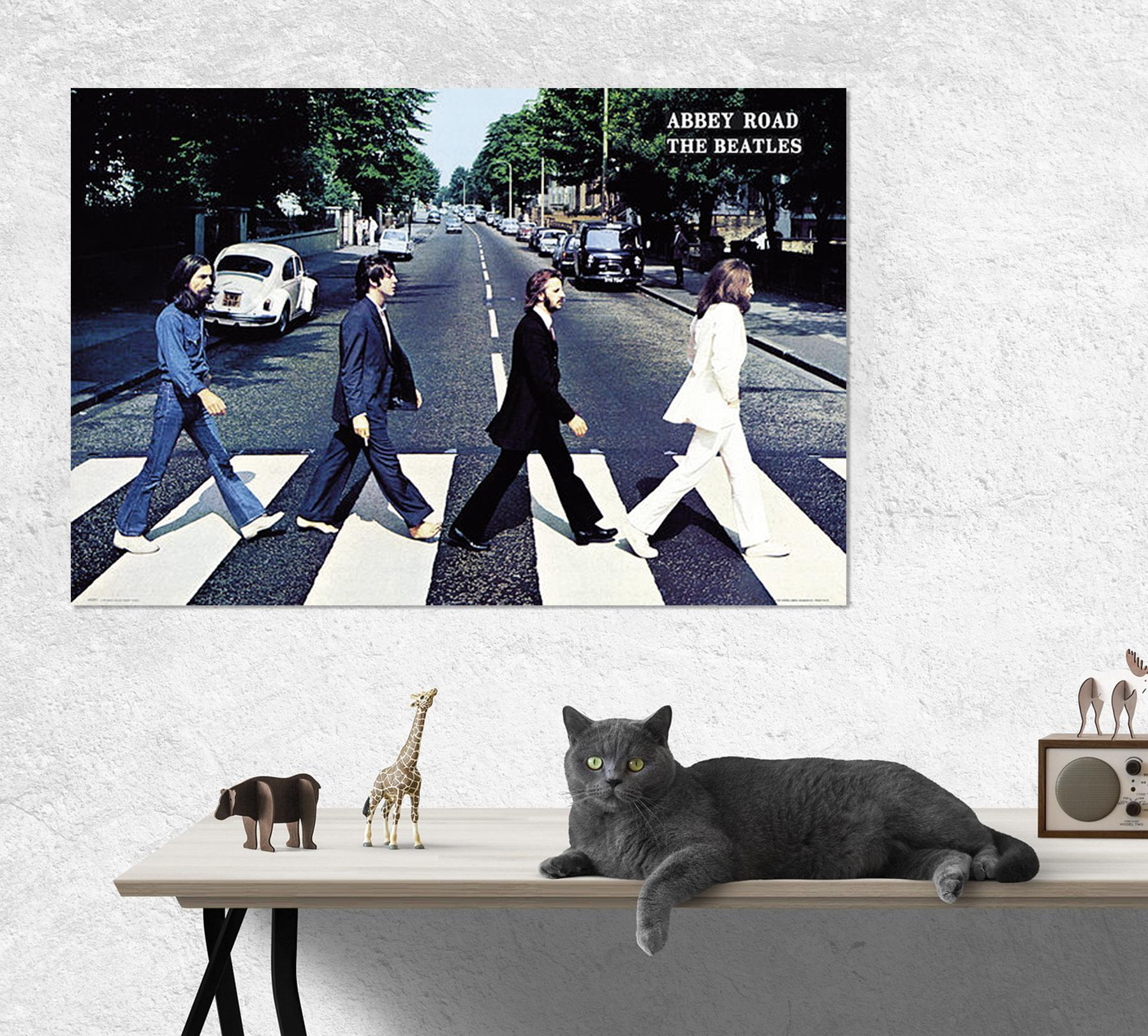 Poster Poster EYE Road Großformatige GB Beatles Abbey