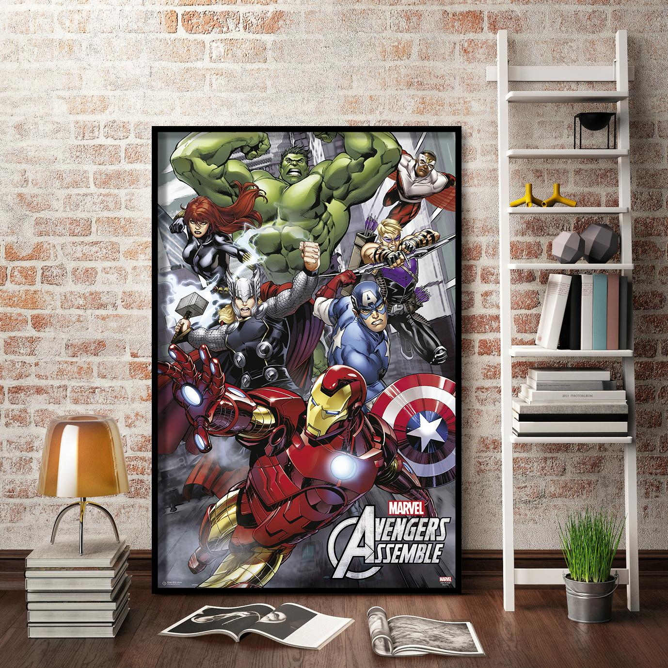 GRUPO ERIK EDITORES The Avengers Marvel Comics Poster