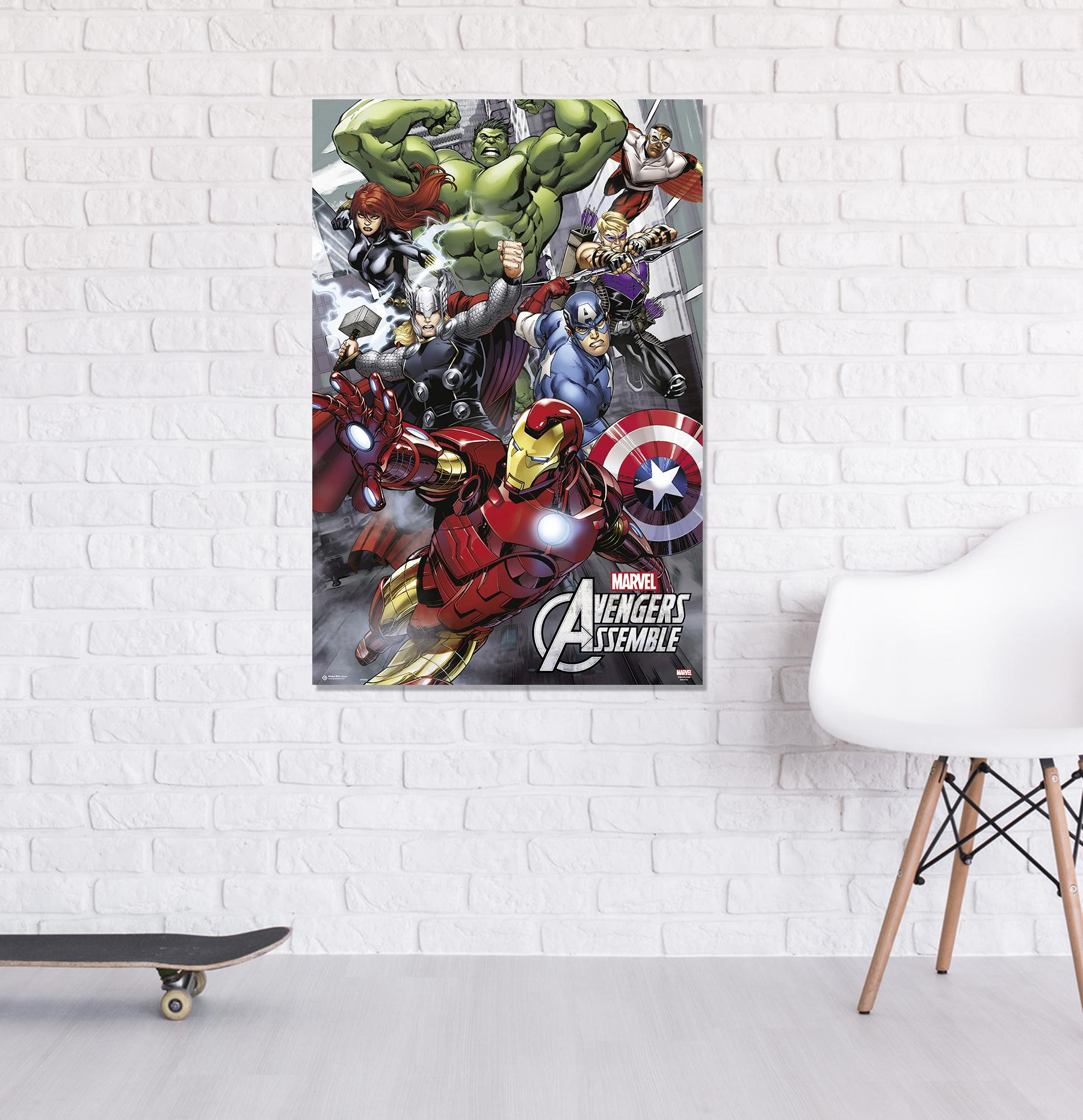 GRUPO ERIK EDITORES The Avengers Marvel Comics Poster