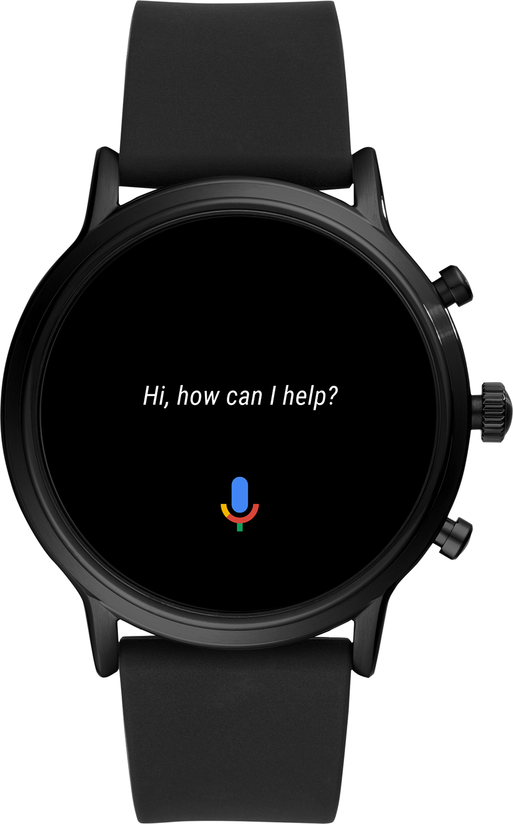 FOSSIL Gen 5 Touchscreen Smartwatch Carlyle 44 mm Zwart/Roestvrij staal