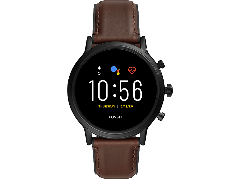 FOSSIL Gen 5 Touchscreen Smartwatch Carlyle 44 mm Bruin/Leer kopen? |  MediaMarkt