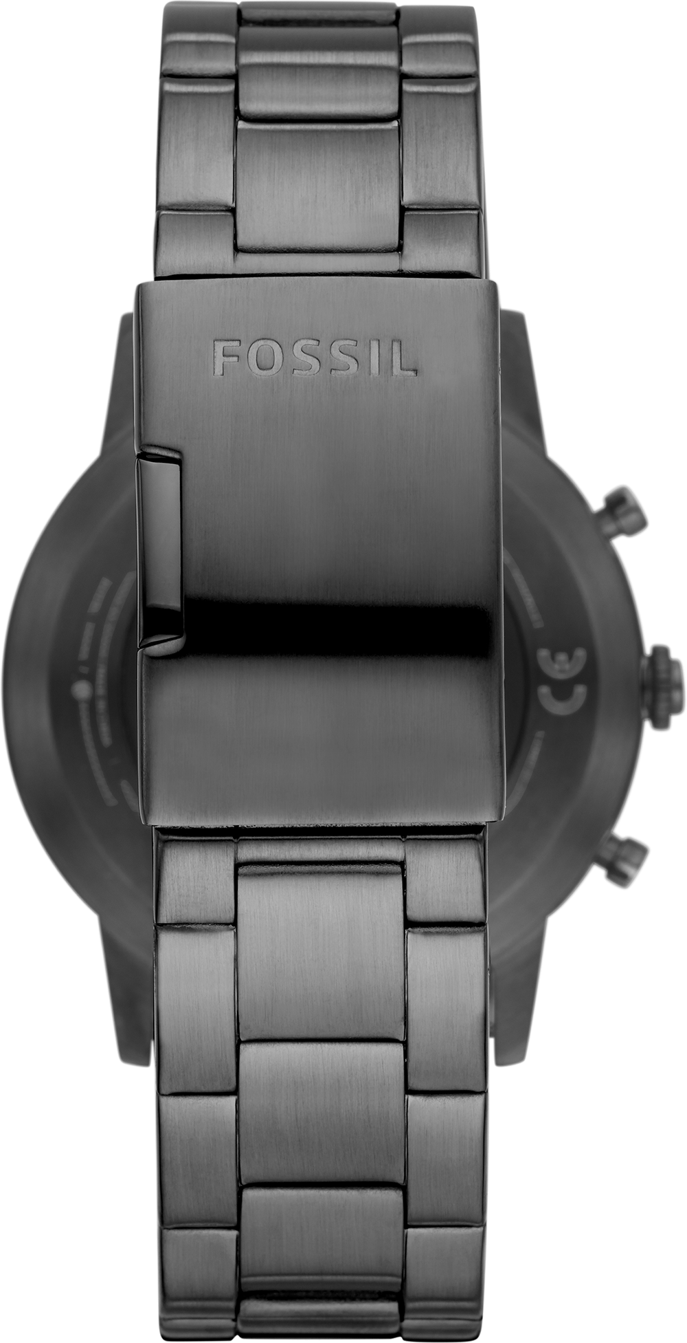FOSSIL Hybrid HR Smartwatch Collider 42 mm Grijs/Roestvrij staal