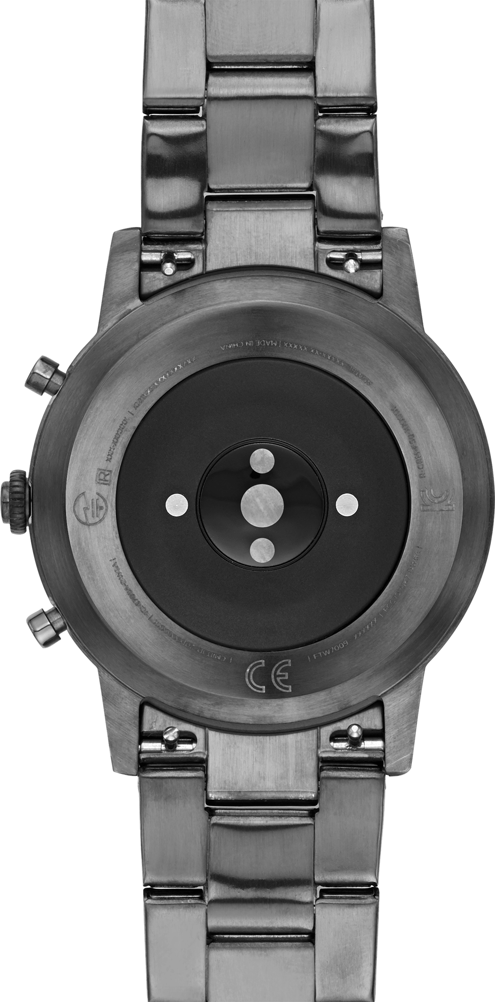 FOSSIL Hybrid HR Smartwatch Collider 42 mm Grijs/Roestvrij staal