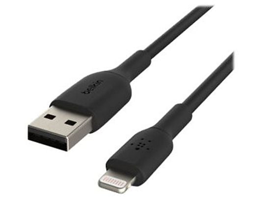 BELKIN USB-kabel - Lightning 15 cm Zwart (CAA001bt0MBK)