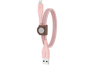 BELKIN USB-kabel - Lightning 1 m verdraaid Roze (F8J236bt04-PNK)