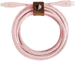 BELKIN USB-kabel - Lightning 1 m verdraaid Roze (CAA001bt2MWH)