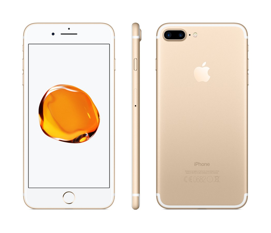 Apple iPhone 7 Plus, Dorado, 32 GB, 3 GB RAM, 5.5" Retina HD, Chip A10 Fusion, iOS
