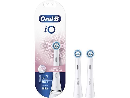 ORAL-B iO Soft Cleaning (2 pièces) - Têtes de brosse (Blanc)