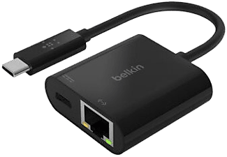BELKIN Adaptateur USB-C vers Ethernet + Power (USB-C) 60W Noir (INC001BTBK)