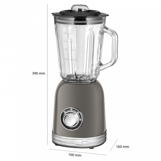 PROFICOOK PC-UM 1195 Standmixer Anthrazit (800 Watt)