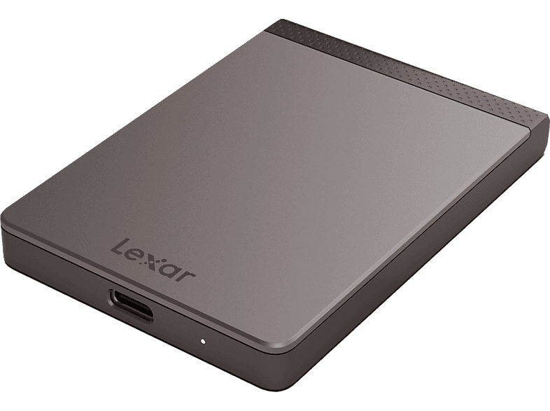 LEXAR SL200 portable USB 3.1 Type C Festplatte, 1 TB SSD, extern, anthrazit