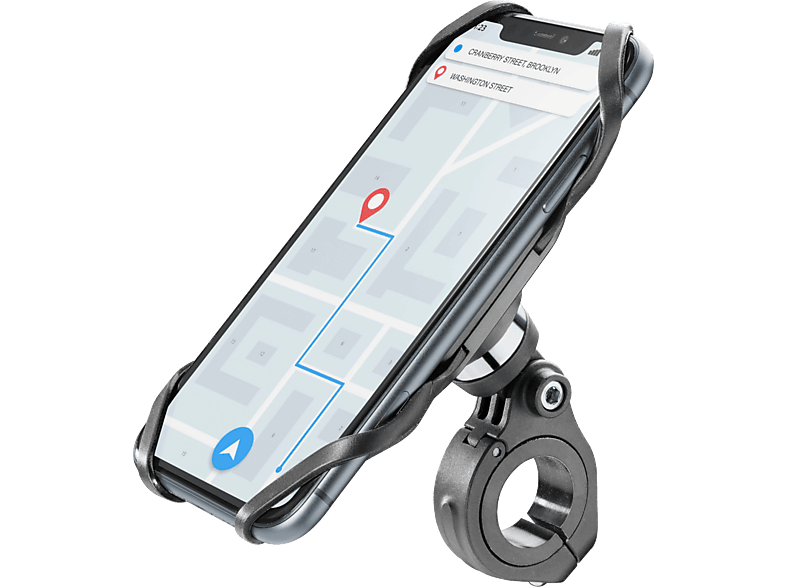 CELLULARLINE Fiets smartphone houder 6.5" Zwart (BIKEHOLDERPROK)